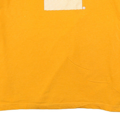 Adidas Men's Yellow XXL Graphic Print Cotton T-Shirt