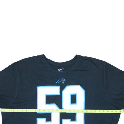 Nike Men's Black Carolina Panthers 59 Kuechly 4XL Athletic T-Shirt