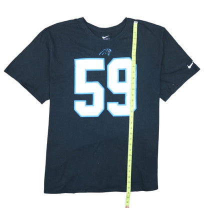 Nike Men's Black Carolina Panthers 59 Kuechly 4XL Athletic T-Shirt
