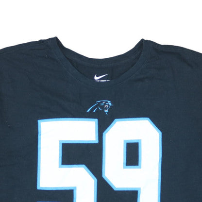 Nike Men's Black Carolina Panthers 59 Kuechly 4XL Athletic T-Shirt