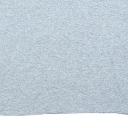 Nike Men's Grey Morrisville Lacrosse Athletic Fit T-Shirt XXL