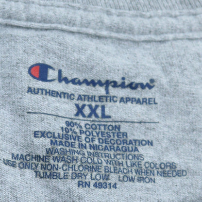 Champion Men's Grey Cougars Dad Graphic Short Sleeve T-Shirt XXL