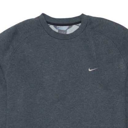 Nike Men's Grey XL Pullover Fleece Sweatshirt Crew Neck Regular Fit