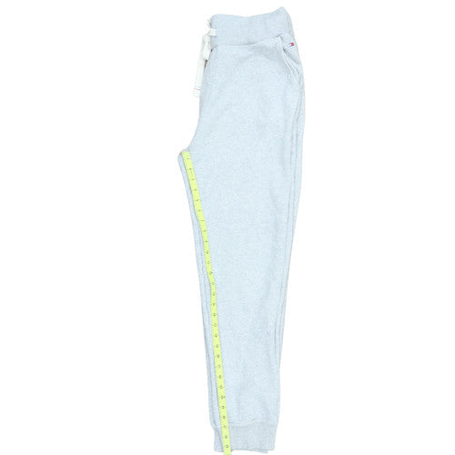 Tommy Hilfiger Men Light Grey Jogger Sweatpants Size L Drawstring Waist