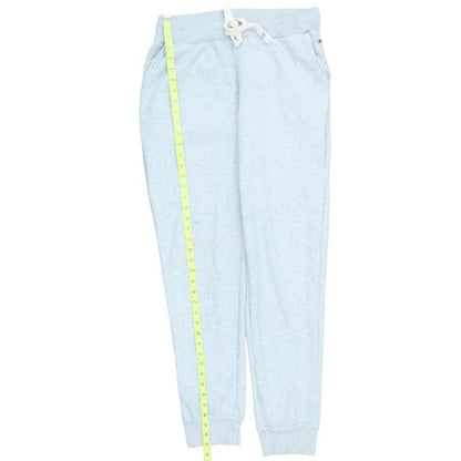 Tommy Hilfiger Men Light Grey Jogger Sweatpants Size L Drawstring Waist