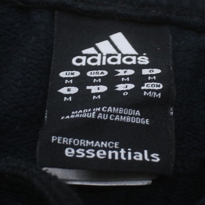 Adidas Men's Black Red Track Pants M Regular Fit Fleece Trousers
