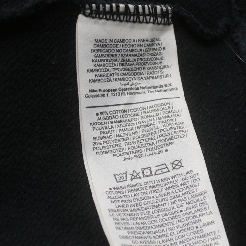 Nike Men's Black Pullover Sweatshirt M Graphic Print Crew Neck