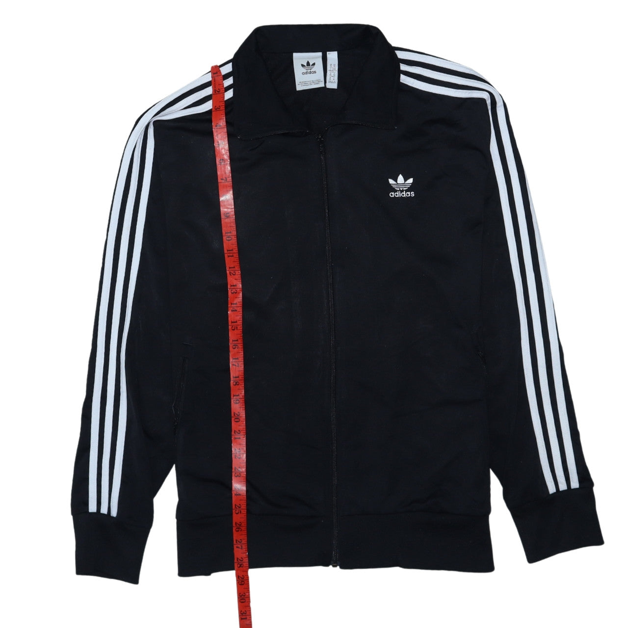 Adidas Men's Black XL Track Jacket Full Zip Activewear