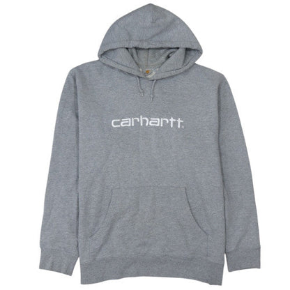Carhartt Men's Grey 2XL Pullover Hoodie Logo Fleece Sweatshirt