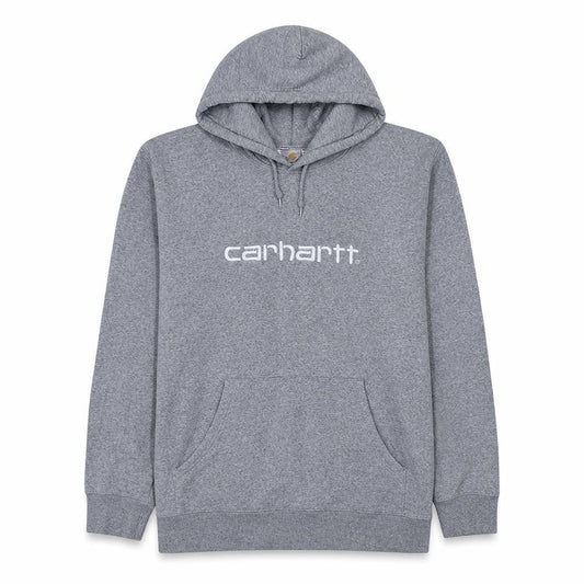 Carhartt Men's Grey 2XL Pullover Hoodie Logo Fleece Sweatshirt