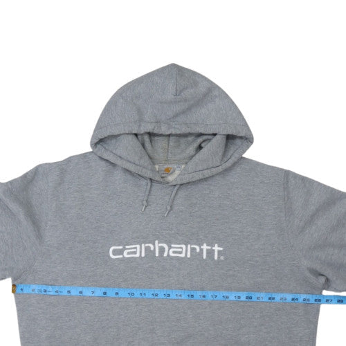 Carhartt Men's Grey 2XL Pullover Hoodie Logo Fleece Sweatshirt