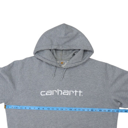 Carhartt Men's Grey 2XL Pullover Hoodie Logo Fleece Sweatshirt