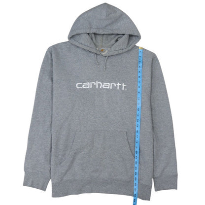 Carhartt Men's Grey 2XL Pullover Hoodie Logo Fleece Sweatshirt