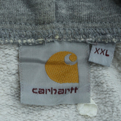 Carhartt Men's Grey 2XL Pullover Hoodie Logo Fleece Sweatshirt