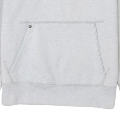 G-Star RAW Men's Grey Pullover Hoodie Size M Graphic Logo Fleece