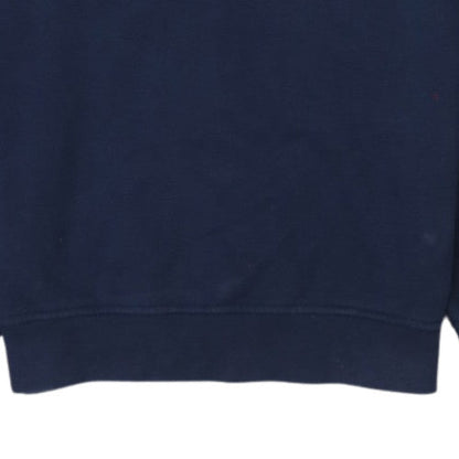 Stone Island Men's Blue Cotton Crew Neck Pullover Sweatshirt M