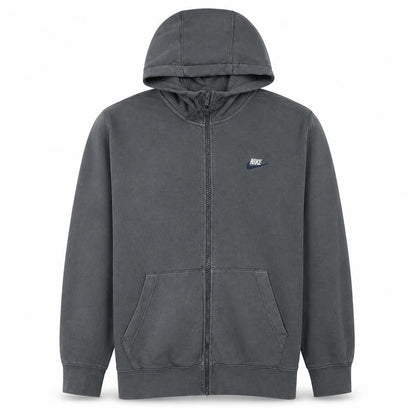 Nike Men's Grey Full Zip Hoodie XL Fleece Casual Sportswear