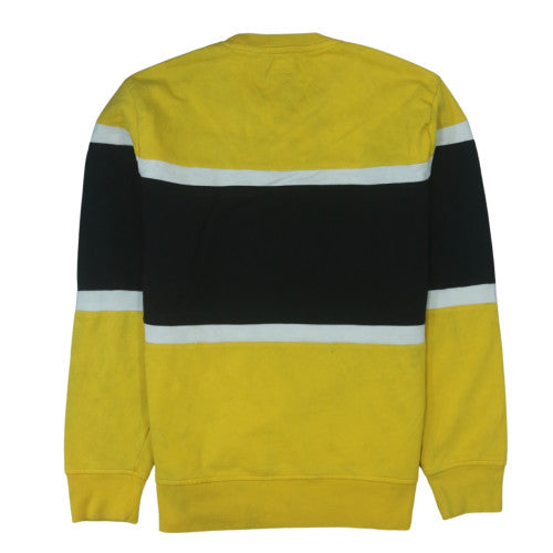 Levi's Men's Yellow Graphic Crew Neck Pullover Sweatshirt M