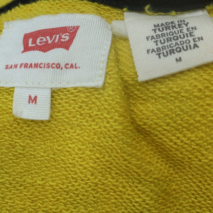 Levi's Men's Yellow Graphic Crew Neck Pullover Sweatshirt M