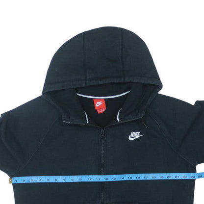 Nike Men's Black Full Zip Fleece Hoodie L Regular Fit