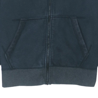 Nike Men's Black Full Zip Fleece Hoodie L Regular Fit