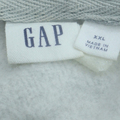 GAP Mens Grey XXL Crew Neck Pullover Sweatshirt Cotton Blend
