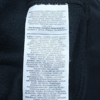 Nike Men's Blue Pullover Hoodie Medium Graphic Logo Sportswear
