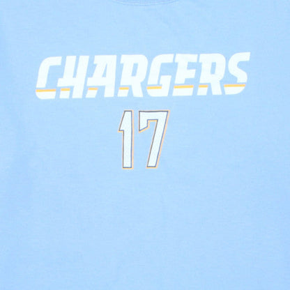 Reebok Men's Blue Chargers 17 Rivers Classic Cotton T-Shirt Size L
