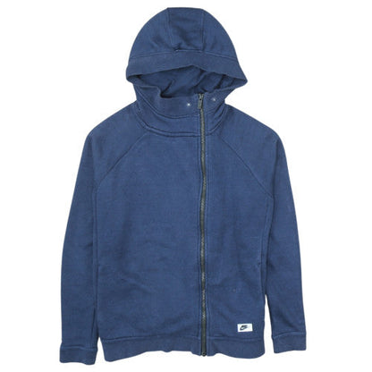 Nike Men's Blue Full Zip Hoodie S - Classic Sportswear