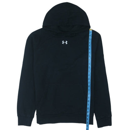 Under Armour Men's Black Pullover Hoodie Large Cotton Blend