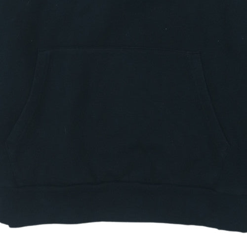 Under Armour Men's Black Pullover Hoodie Large Cotton Blend
