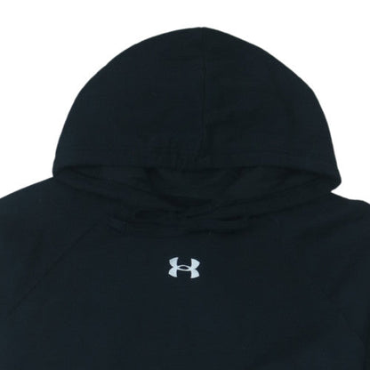 Under Armour Men's Black Pullover Hoodie Large Cotton Blend