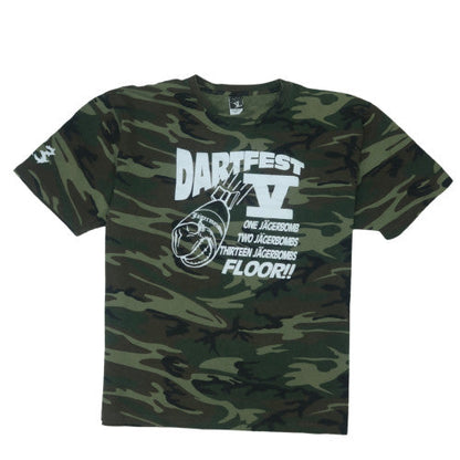 Code V Men's Camouflage Dartfest V Graphic Cotton T-Shirt 2XL