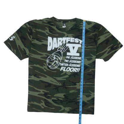 Code V Men's Camouflage Dartfest V Graphic Cotton T-Shirt 2XL