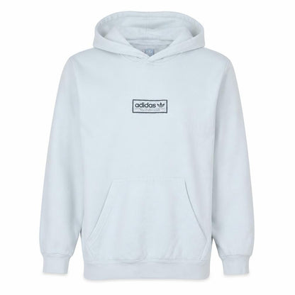 Adidas Mens White Pullover Fleece Hoodie Size M