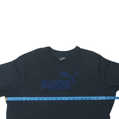 Puma Men's Black 2XL Logo Basic Short Sleeve T-Shirt