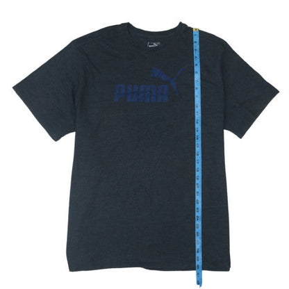 Puma Men's Black 2XL Logo Basic Short Sleeve T-Shirt