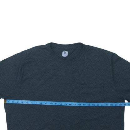 Russell Athletic Men's Black Heather XXL Classic Cotton Blend T-Shirt