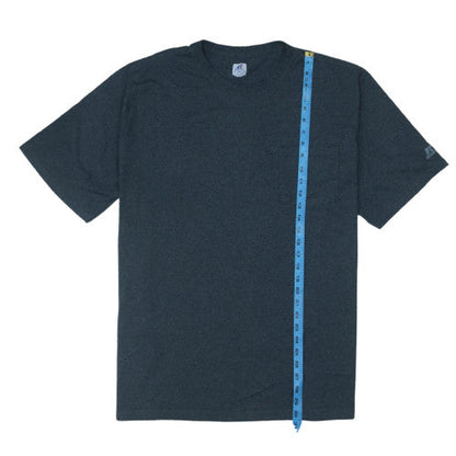 Russell Athletic Men's Black Heather XXL Classic Cotton Blend T-Shirt