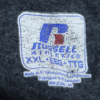 Russell Athletic Men's Black Heather XXL Classic Cotton Blend T-Shirt