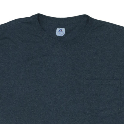 Russell Athletic Men's Black Heather XXL Classic Cotton Blend T-Shirt