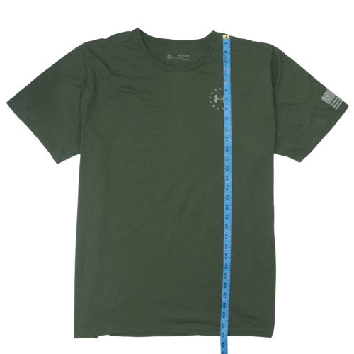 Under Armour Men’s Green 3XL Crew Neck Freedom Graphic T-Shirt