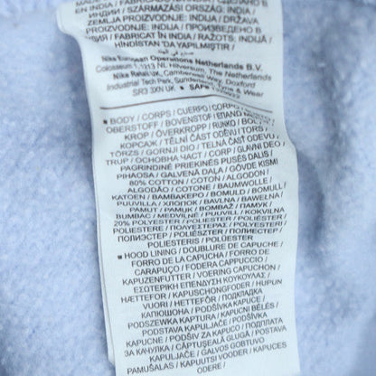 Nike Men's Blue Pullover Hoodie Fleece Regular Fit M
