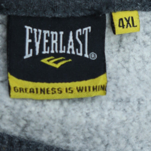 Everlast Men's Grey 4XL Pullover Sweatshirt Crew Neck Fleece