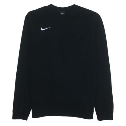 Nike Men's Black Crew Neck Fleece Pullover Sweatshirt M