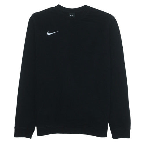 Nike Men's Black Crew Neck Fleece Pullover Sweatshirt M