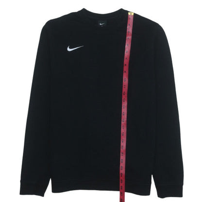 Nike Men's Black Crew Neck Fleece Pullover Sweatshirt M