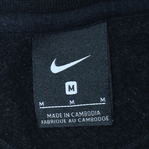 Nike Men's Black Crew Neck Fleece Pullover Sweatshirt M