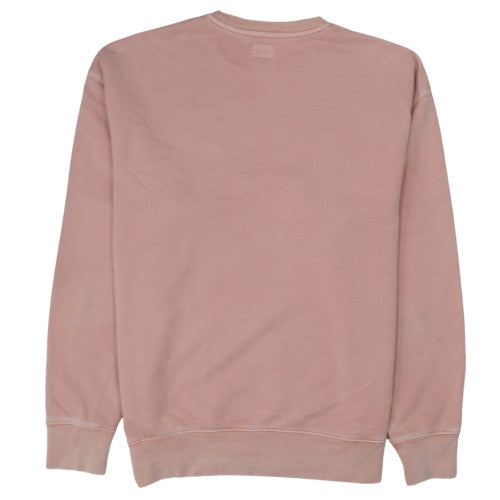 Levi's Mens Pink Relaxed Sweatshirt Crew Neck M Cotton Casual