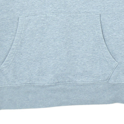 Levi's Men Grey Pullover Hoodie L Regular Fit Logo Fleece Sweatshirt